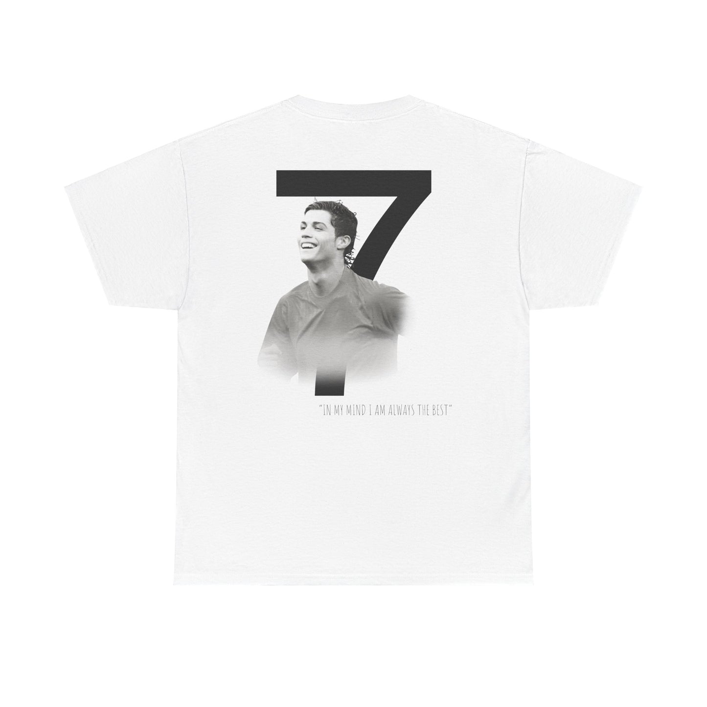 YOUNG CRISTIANO FACE COTTON TEE