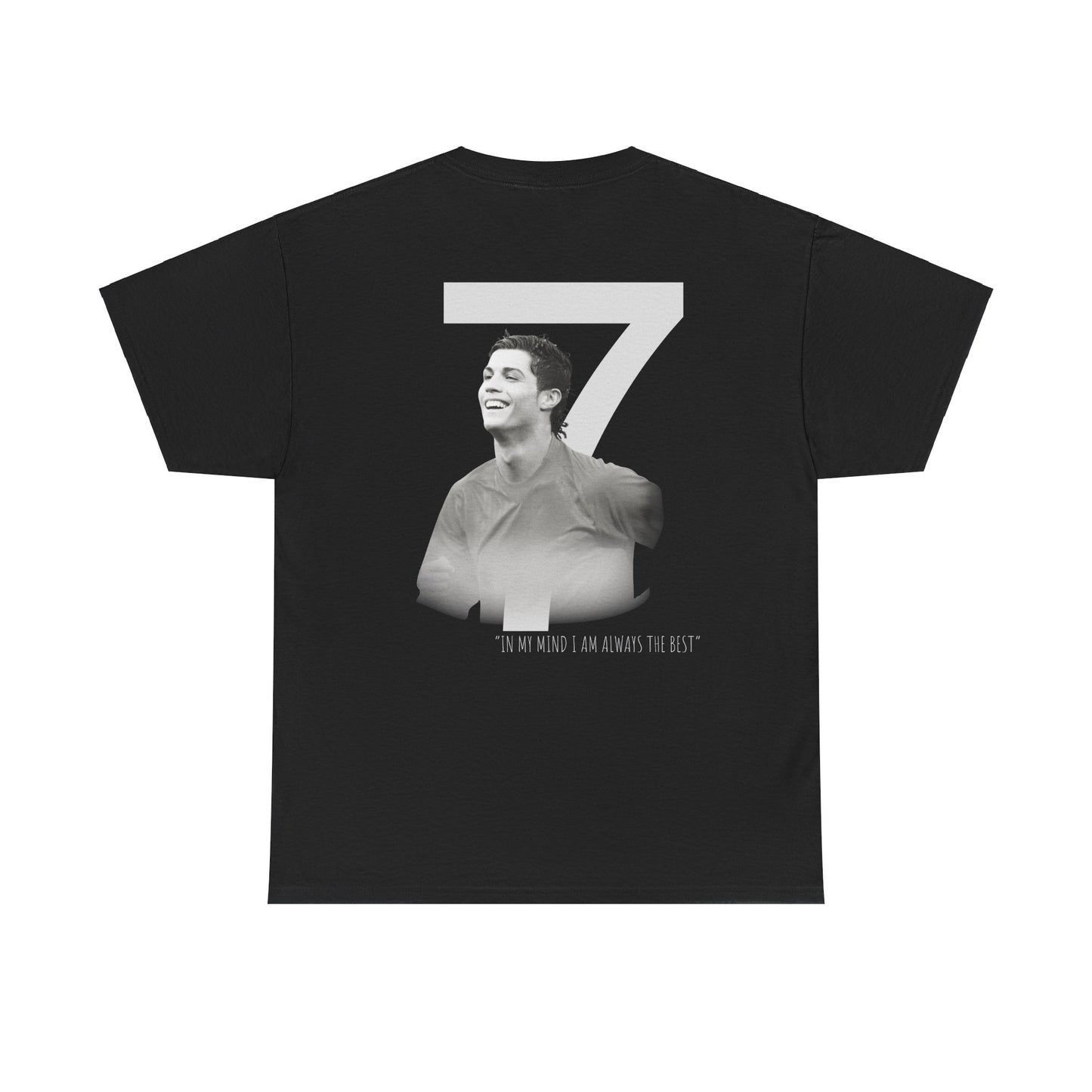 YOUNG CRISTIANO FACE COTTON TEE